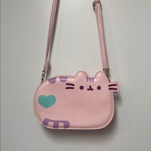 Pastel Pink Pusheen Crossbody Purse